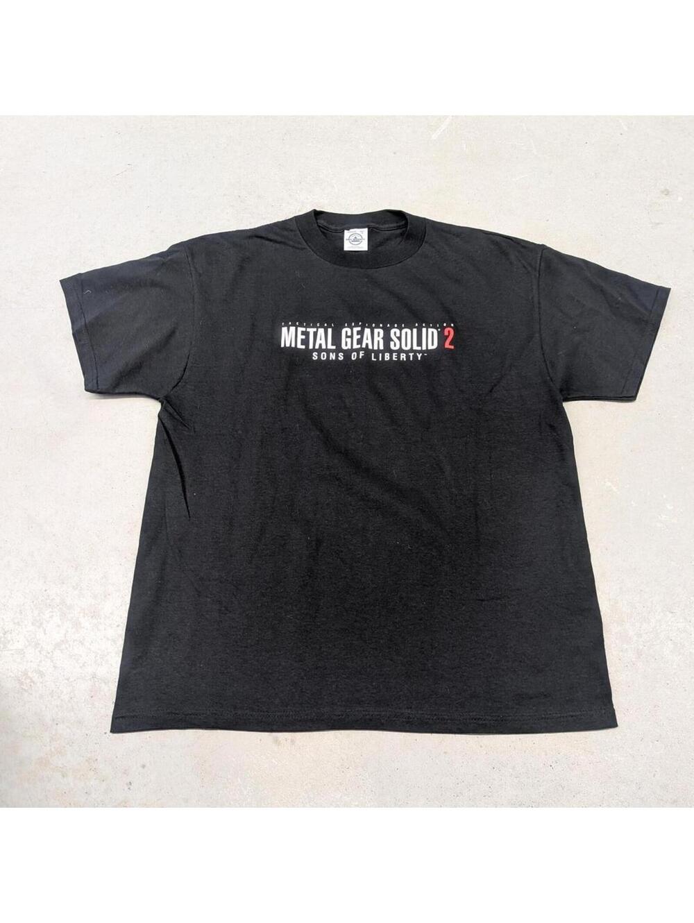 Vintage Y2K Metal Gear Solid 2 Sons of Liberty Promo T-shirt